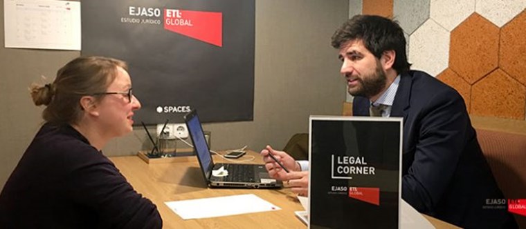 Legal Corner, una iniciativa que acerca EJASO ETL GLOBAL a start-ups y empresas