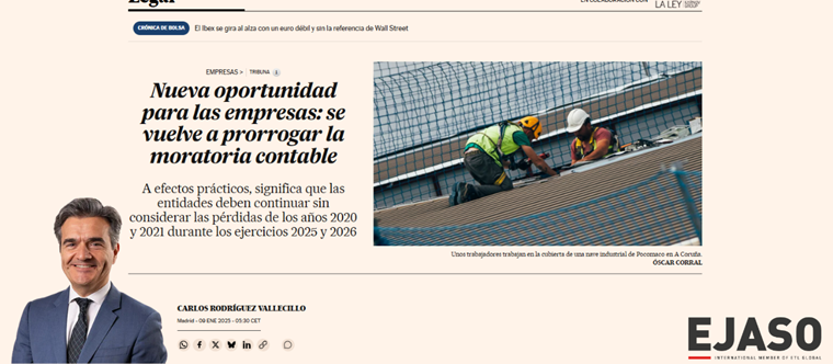 Nueva oportunidad para las empresas: se vuelve a prorrogar la moratoria contable – Cinco Días