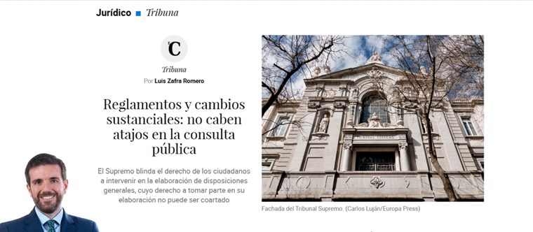 Reglamentos y cambios sustanciales: no caben atajos en la consulta pública