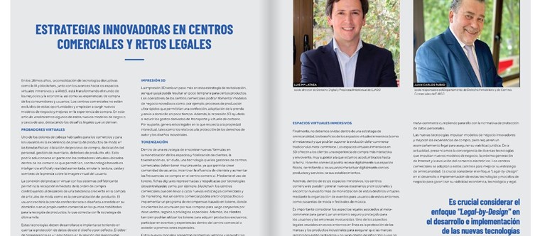 Estrategias innovadoras en centros comerciales y retos legales | Revista Centros Comerciales