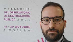 Ayer arrancó el V Congreso del Observatorio de Contratación Pública en el paraninfo de la Universidade da Coruña.