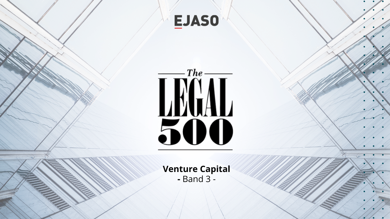EJASO refuerza su posicionamiento en The Legal 500 Europe 2026 en Venture Capital