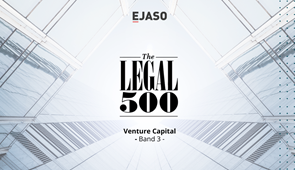 EJASO refuerza su posicionamiento en The Legal 500 Europe 2026 en Venture Capital
