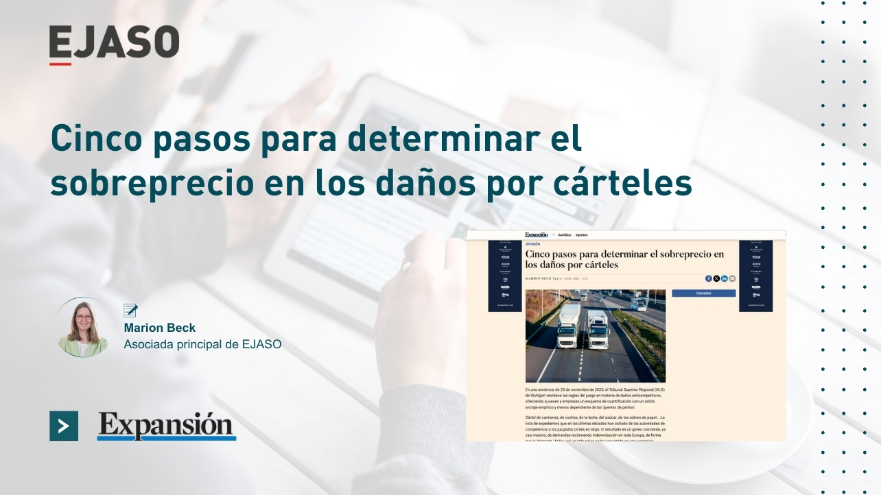 Cinco pasos para determinar el sobreprecio en los daños por cárteles | Expansión
