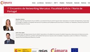 EJASO en el 1º Encuentro de Mercatus: Fiscalidad Galicia y el Norte de Portugal