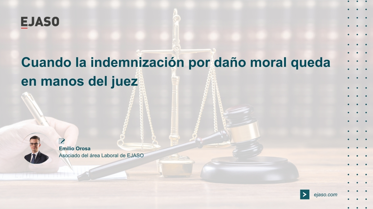 Cuando la indemnización por daño moral queda en manos del juez