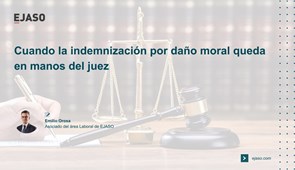 Cuando la indemnización por daño moral queda en manos del juez