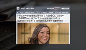 El TS rechaza la impugnación presentada por Repsol: Mundo Petróleo se hace eco de la noticia