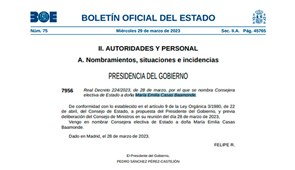 Nombran a María Emilia Casas Baamonde Consejera electiva de Estado