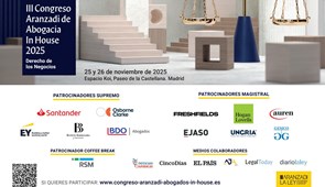 EJASO, patrocinador y ponente en el III Congreso de Abogados In-House de Aranzadi LA LEY