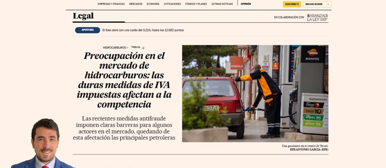 Preocupación en el mercado de hidrocarburos: las duras medidas de IVA impuestas afectan a la competencia - Cinco Días