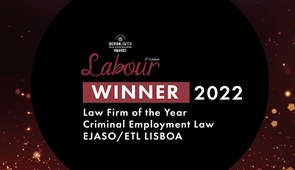 Ejaso, galardonado como mejor firma en "Criminal Employment Law" por Iberian Lawyer | Premios