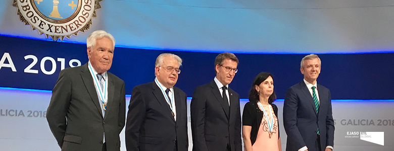 María Emilia Casas recibe la Medalla de Oro de Galicia. ¡Enhorabuena!