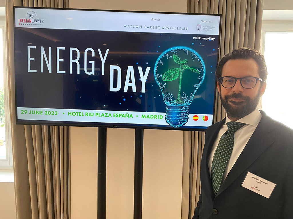 Ejaso en el Energy Day de Iberian Lawyer